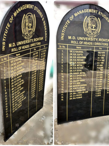 ACRYLIC HONOUR BOARD - 2