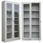 BOOK CASE WITH FRONT GLASS DOOR