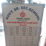 WOODEN PRINTED HONOUR BOARD - 2